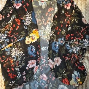 Floral Sheer Kimono